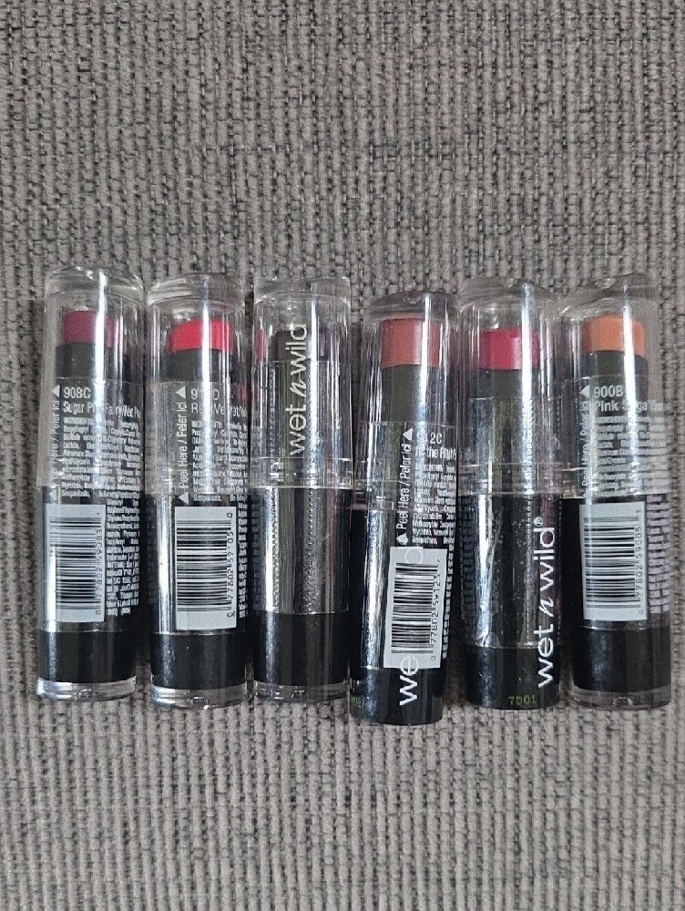 wet n wild Lipstick Set In A Variety Of Shades, All New, 6 Colors. - Picture 10 of 10